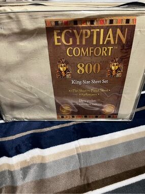 800 King Size Sheet Set — Cream by